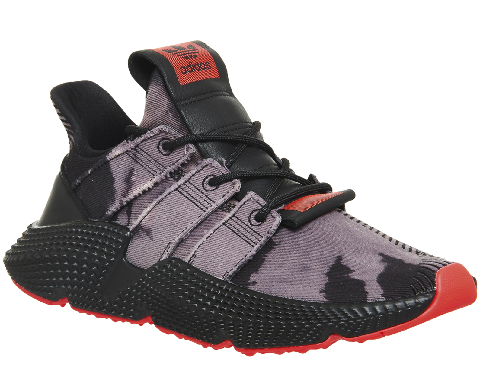 adidas Prophere Trainers Bleach Core Black Solar Red - His trainers